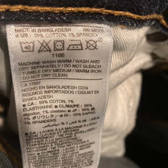 OLD NAVY💫 Mens Dark Denim Slim Fit Straight Leg Jeans - Picture 8 of 8